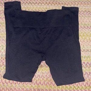 Navy blue seamless leggings